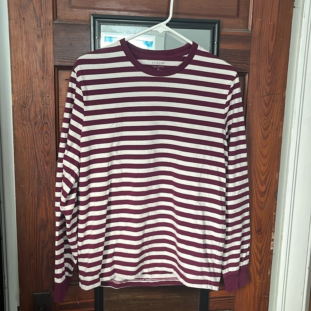 J Crew Men’s Striped shirt size M